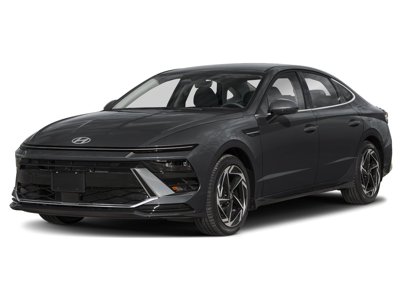 2026 Hyundai SONATA SEL Sport in Abyss Black — front three-quarter view