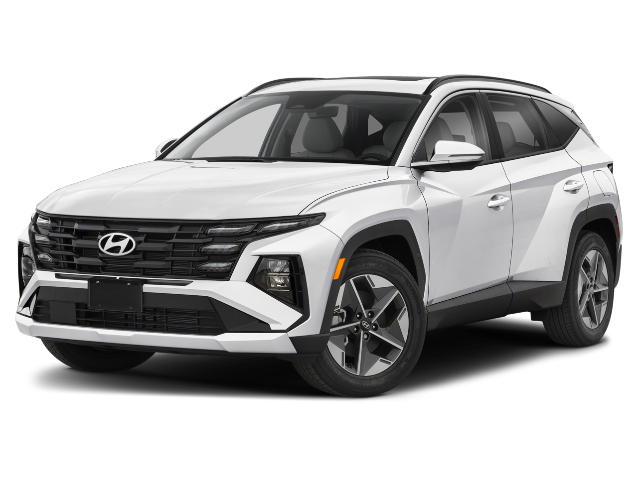 2026 Hyundai TUCSON SEL Premium in Serenity White Pearl — front three-quarter view