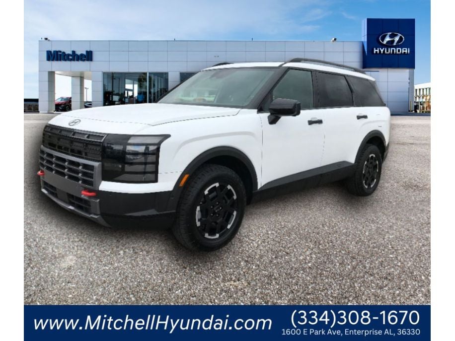 2026 Hyundai PALISADE XRT Pro in Creamy White Pearl — front three-quarter view
