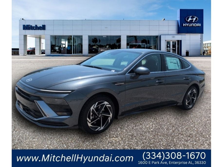 2026 Hyundai SONATA SEL Sport in Portofino Gray — front three-quarter view