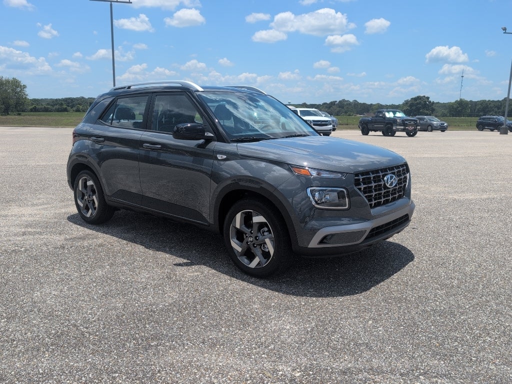 2026 Hyundai VENUE SEL in Ecotronic Gray W/Black Roof — front three-quarter view